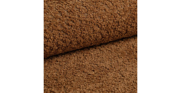 ECKSOFA Rostfarben Chenille  - Rostfarben/Schwarz, KONVENTIONELL, Kunststoff/Textil (233/193cm) - Carryhome