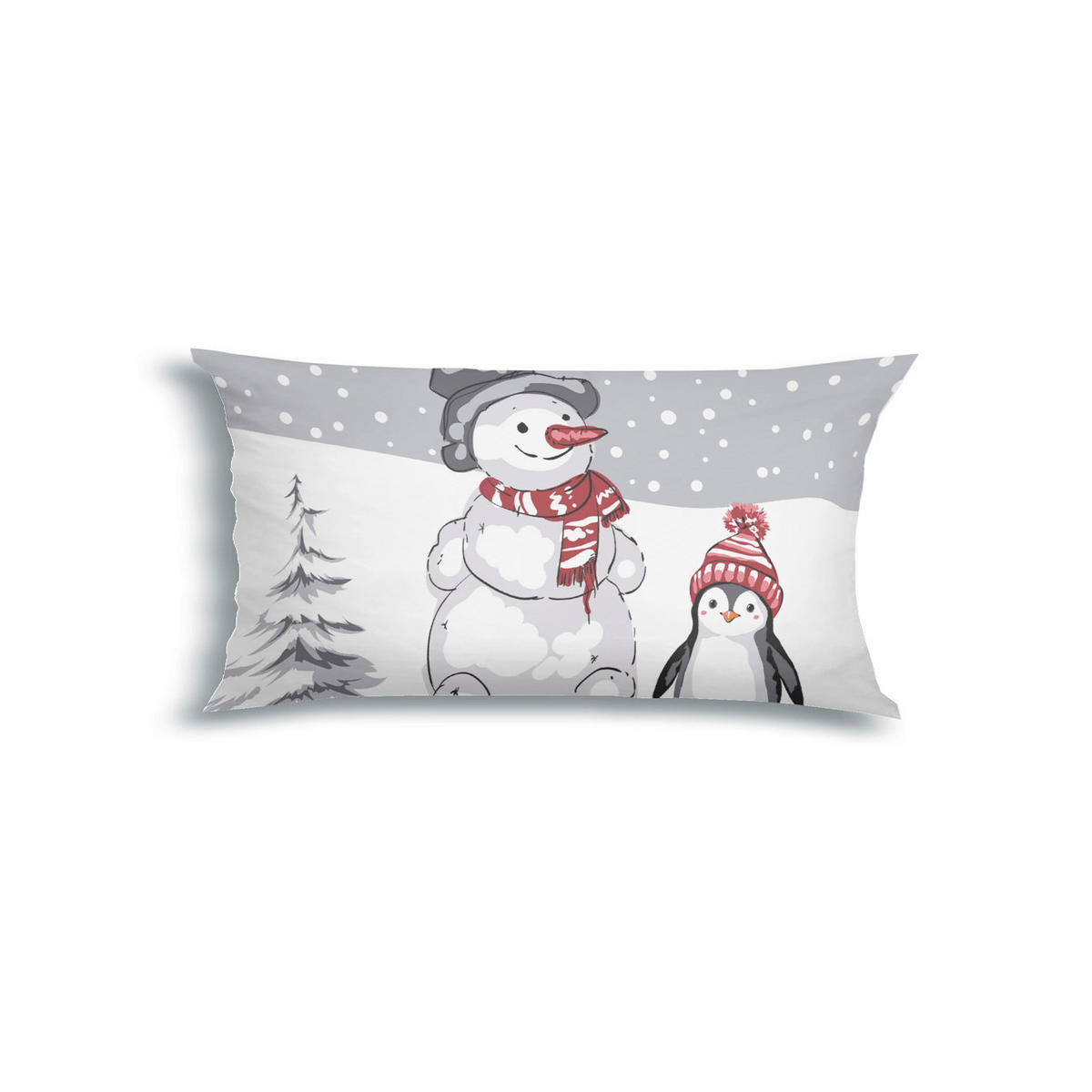 KOPFPOLSTERBEZUG 40/80 cm  - Grau, Design, Textil (40/80cm) - Florella