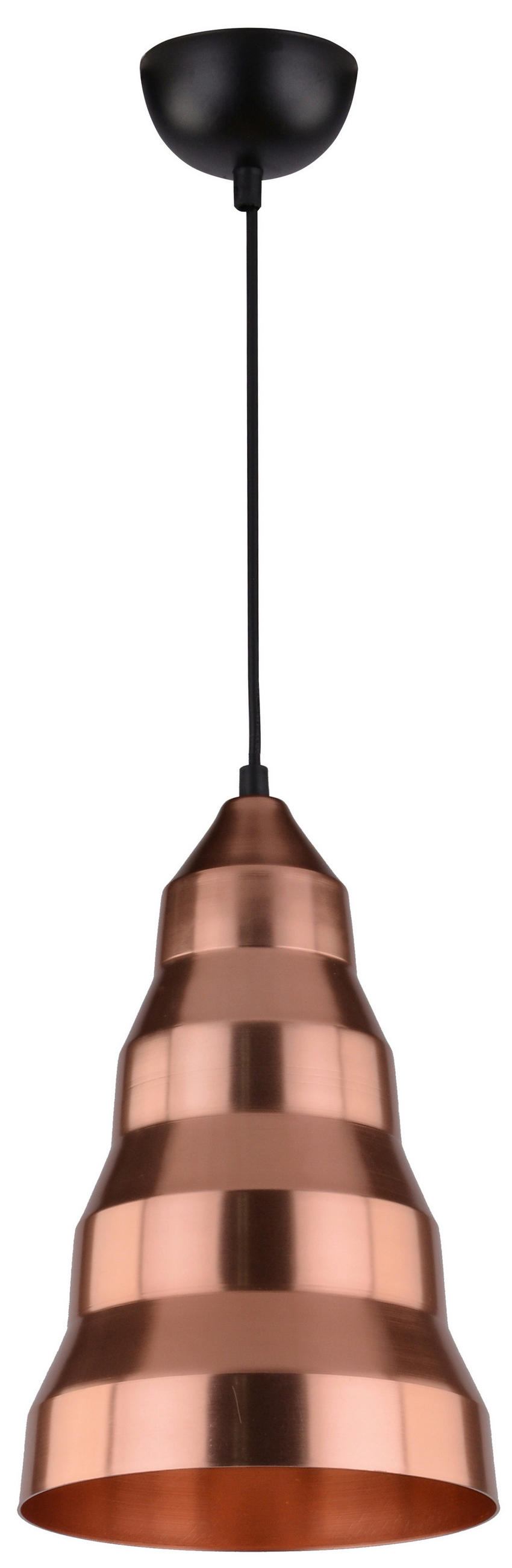 PENDELLAMPA Vesuvio 20/20/130 cm  - kopparfärgad, Design, metall (20/20/130cm)