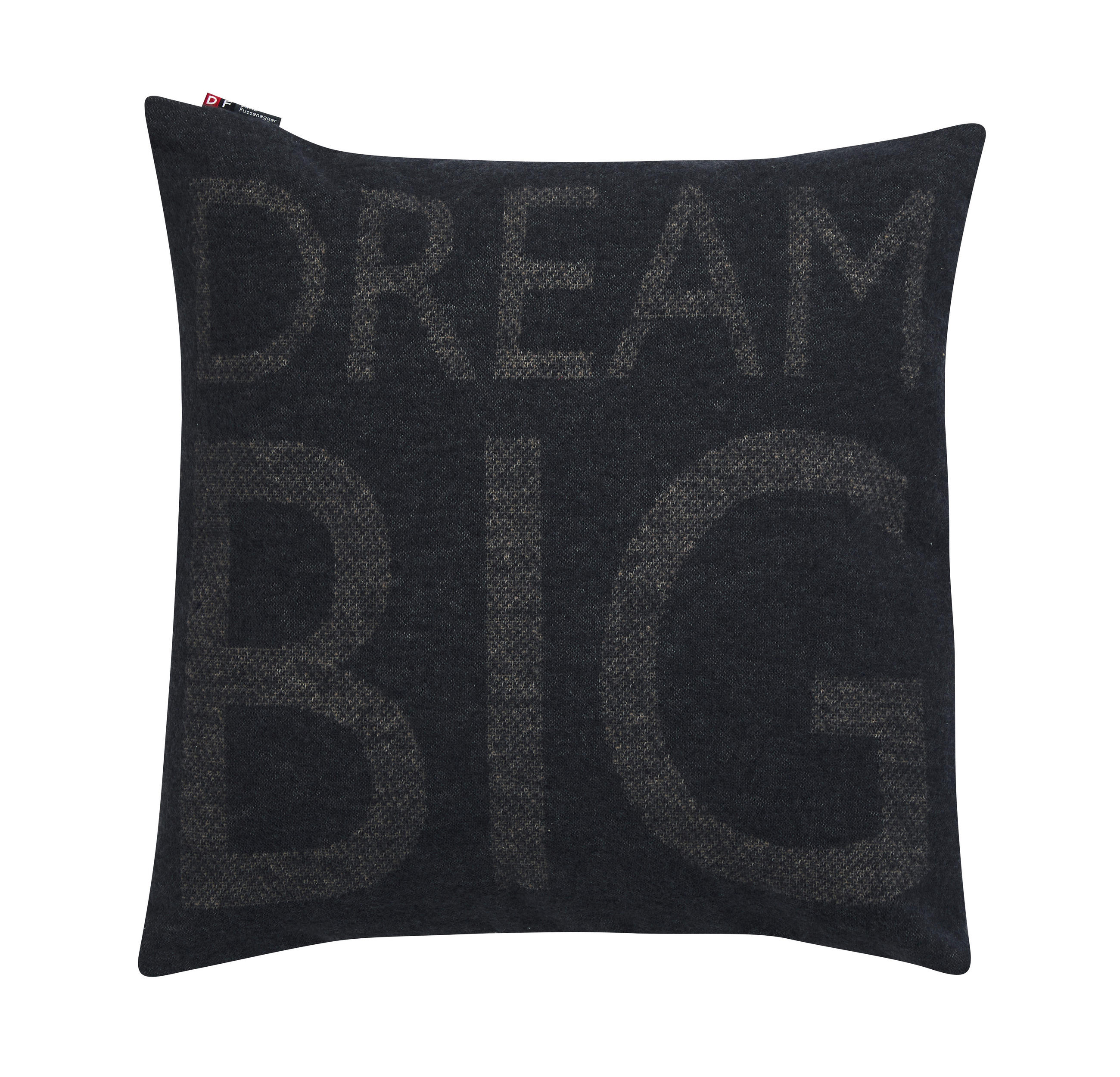 ZIERKISSEN  50/50 cm   - Anthrazit, Basics, Textil (50/50cm) - David Fussenegger