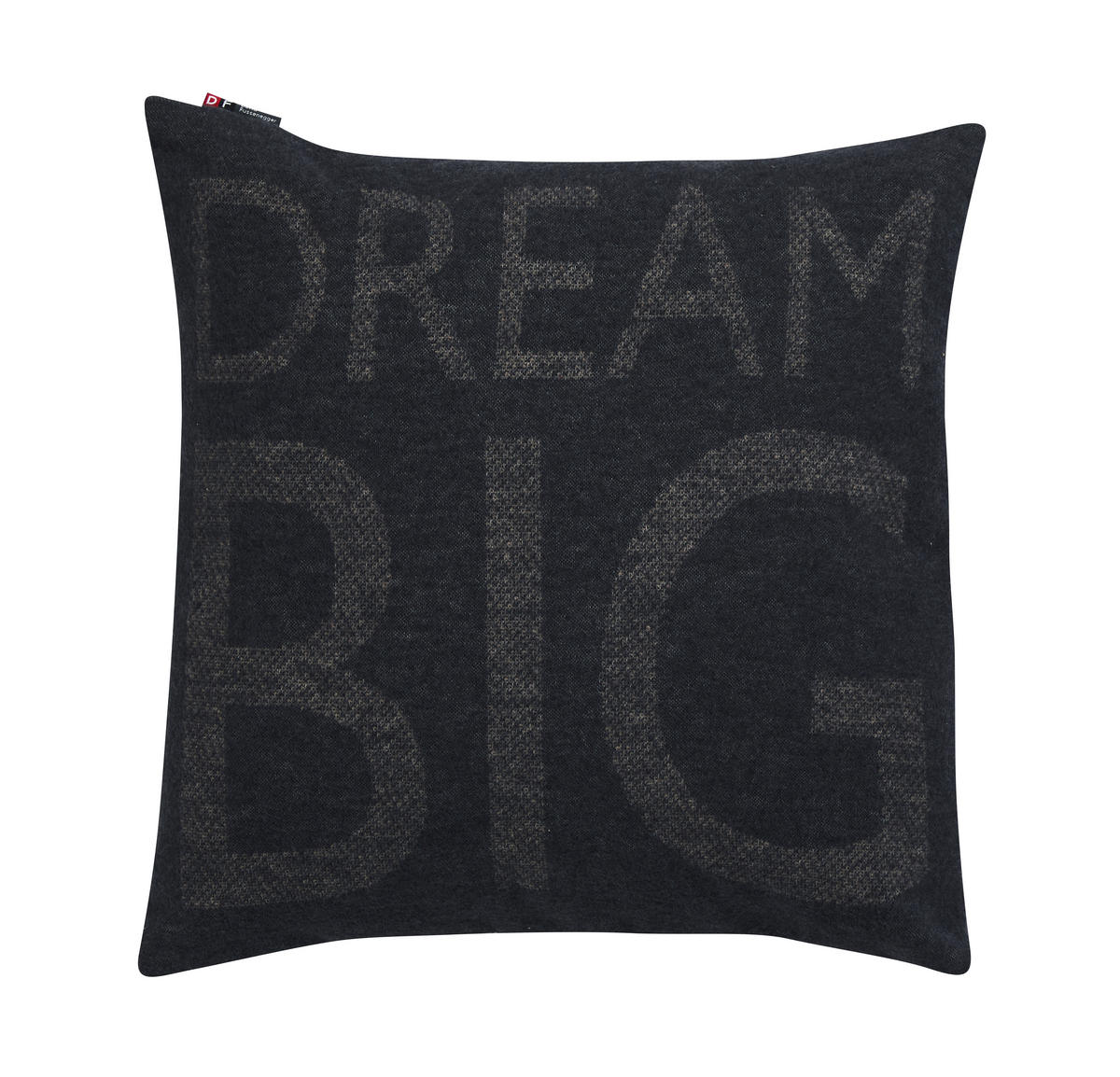 ZIERKISSEN  50/50 cm   - Anthrazit, Basics, Textil (50/50cm) - David Fussenegger