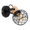 SPOTLIGHT Lacky 12/20/17,5 cm   - brun/svart, Lifestyle, metall/trä (12/20/17,5cm) - Globo