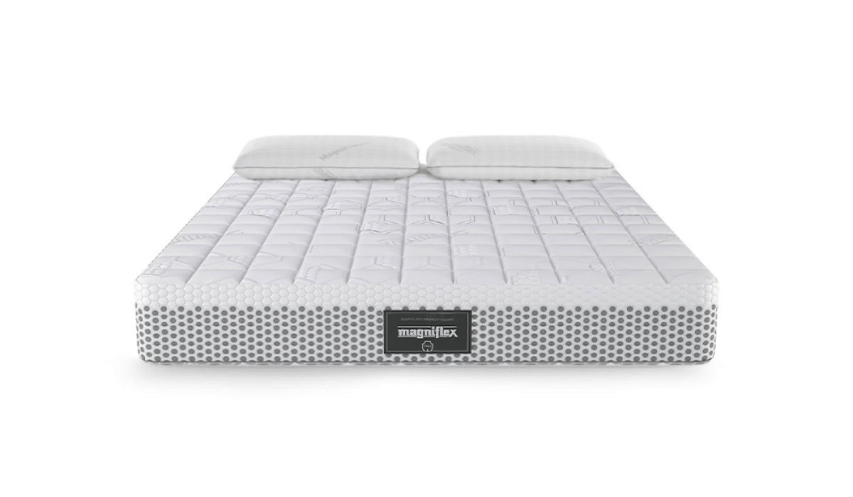 Saltea 180/200 cm  - alb, Design, textil (180/200cm)