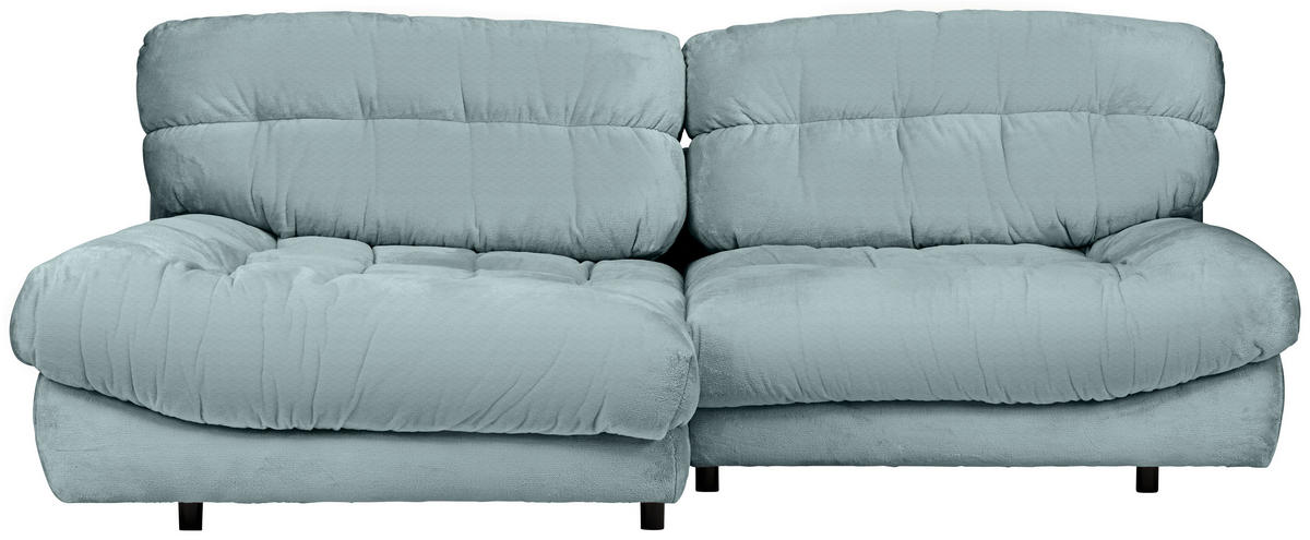 HÖRNSOFFA i plysch mintgrön  - mintgrön/svart, Design, textil/plast (170/250cm) - MID.YOU