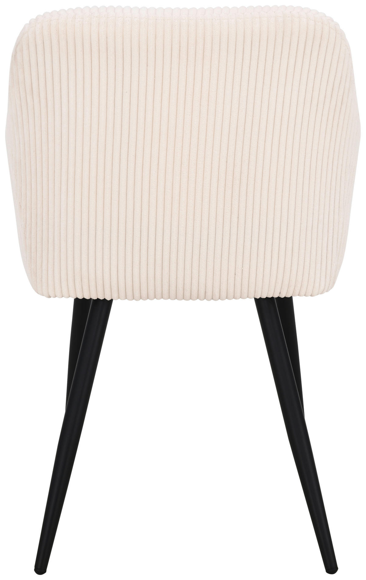 ARMLEHNSTUHL  in Eisen Cord  - Beige/Schwarz, Trend, Holz/Textil (55/84/60cm) - Livetastic