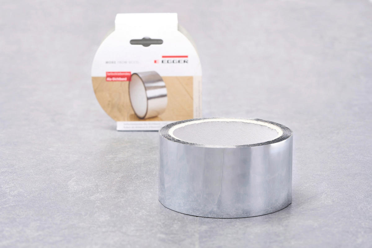Alu Tape - Silberfarben, Basics, Kunststoff (9.5/9.5/5cm) - Egger Holzwerkstoffe