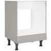 HERDUMBAUSCHRANK 60/87/56 cm  in Grau  - Grau, MODERN, Holzwerkstoff (60/87/56cm) - Nobilia