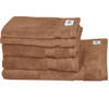 FROTTIERSET SW-Cuddly Braun, Kupferfarben, Rostfarben, Rotbraun 5-teilig  - Rotbraun/Rostfarben, Basics, Textil - Schöner Wohnen