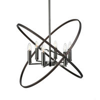 VISEČA SVETILKA  Hoopla      84/150 cm      E14 - črna/rjava, Design, kovina (84/150cm)