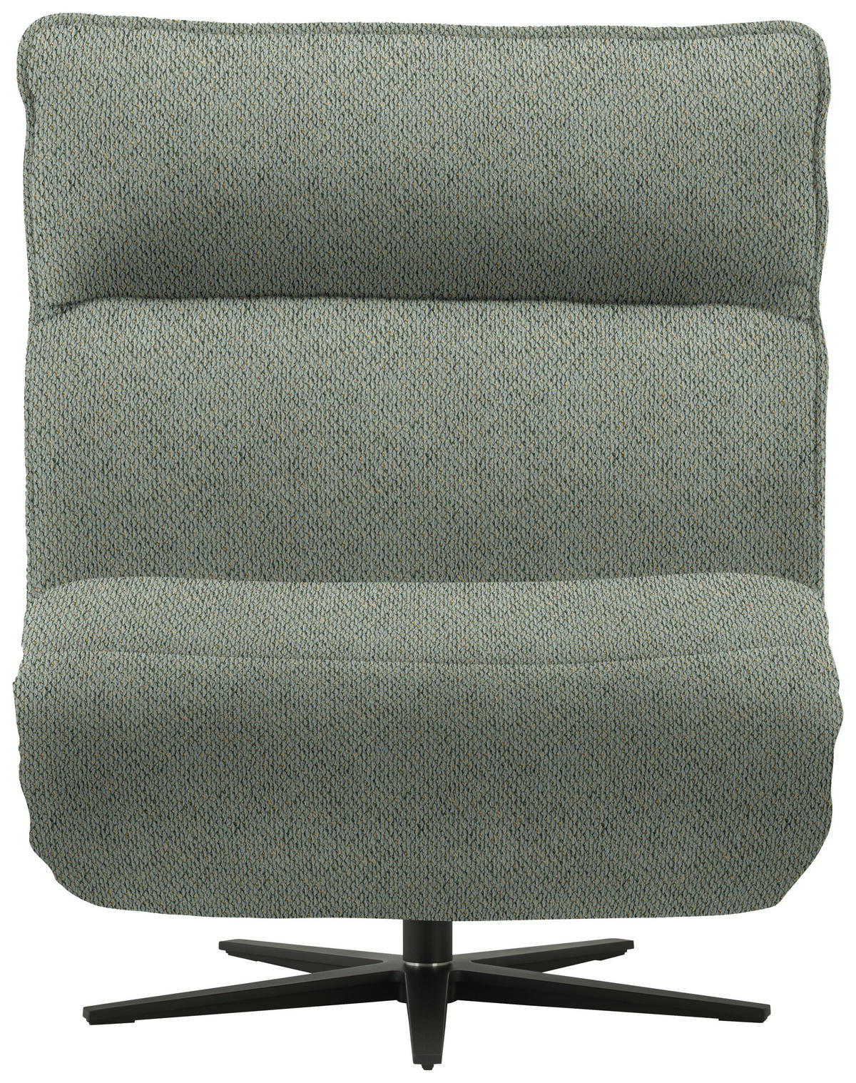 RELAXSESSEL in Textil Thymiangrün  - Thymiangrün/Schwarz, Modern, Textil/Metall (90/106/96cm) - Chilliano