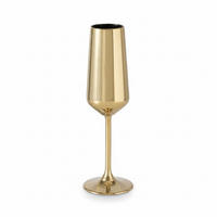 SEKTGLAS  - Goldfarben, Design, Glas (7/22,5cm)