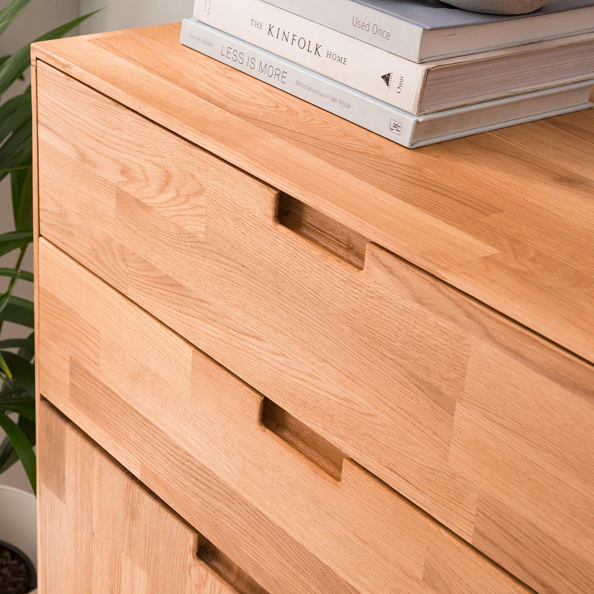 HIGHBOARD Wildeiche  80/115,1/40 cm  - Wildeiche, Natur, Holz (80/115,1/40cm) - home24