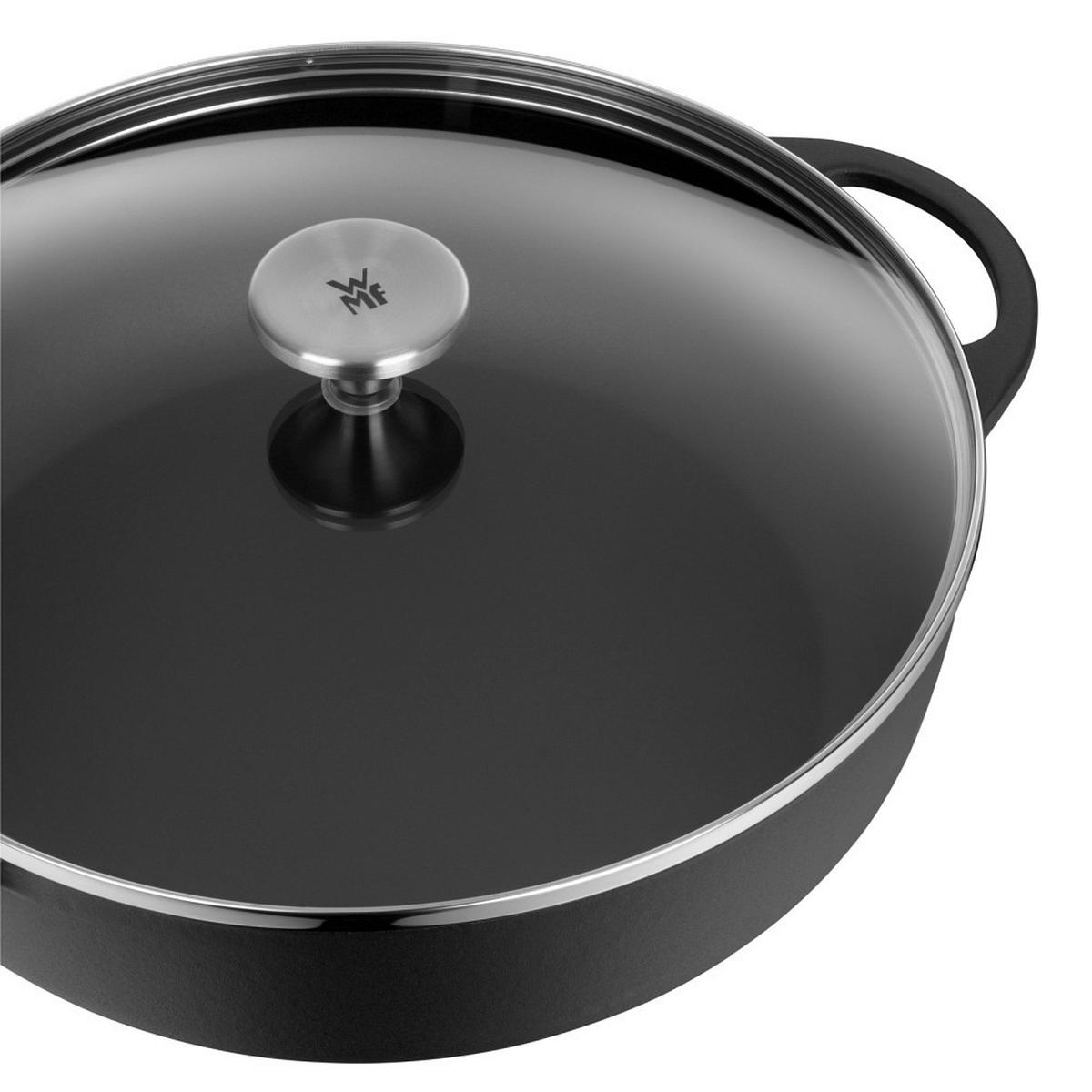 PFANNE  - Schwarz, Basics, Glas/Metall (28/7,5cm) - WMF