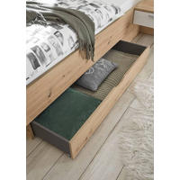 BETTSCHUBKASTEN 137,2/19,1/61,5 cm Eiche Artisan  - Eiche Artisan, MODERN, Holzwerkstoff/Kunststoff (137,2/19,1/61,5cm) - Livetastic