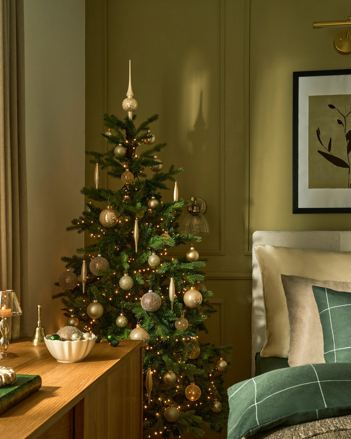 WEIHNACHTSBAUM 150 cm  - KONVENTIONELL, Metall (81/81/150cm)