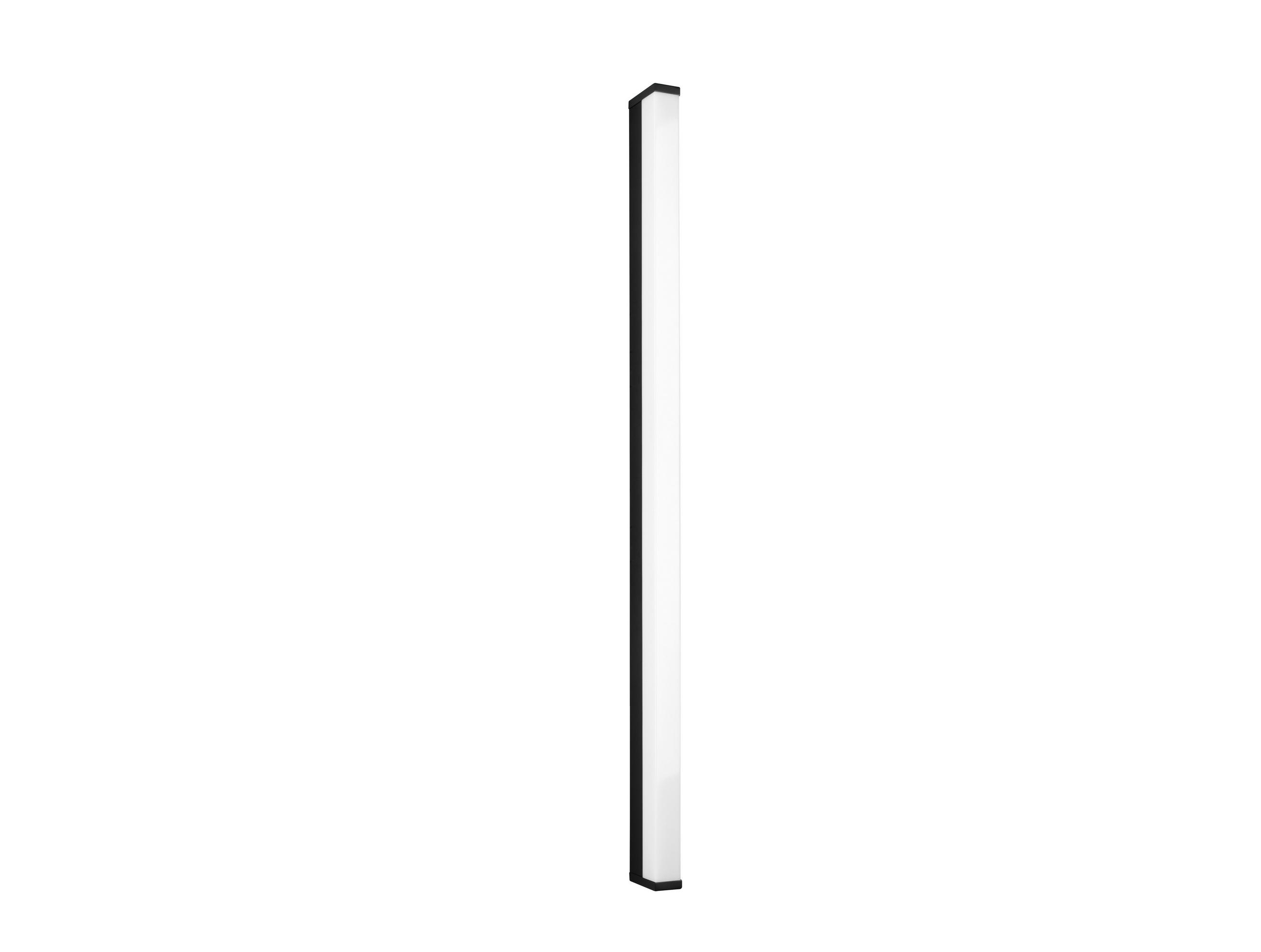 BADEZIMMER-WANDLEUCHTE   - Schwarz/Weiß, Basics, Kunststoff/Metall (120/3,8/7,9cm) - Trio Leuchten