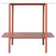 BEISTELLTISCH 48,4/45/40 cm Terracotta quadratisch  - Terracotta, Design, Metall (48,4/45/40cm) - Carryhome