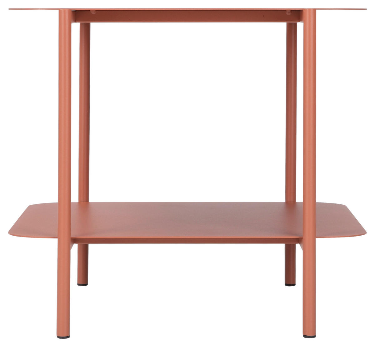 BEISTELLTISCH 48,4/45/40 cm Terracotta quadratisch  - Terracotta, Design, Metall (48,4/45/40cm) - Carryhome