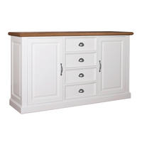 SIDEBOARD Chic Oak 177/101/50 cm 4 Schublade(n)  - Eichefarben/Zinkfarben, LIFESTYLE, Holz/Holzwerkstoff (177/101/50cm) - Landscape