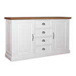 SIDEBOARD Chic Oak 177/101/50 cm 4 Schublade(n)  - Eichefarben/Zinkfarben, LIFESTYLE, Holz/Holzwerkstoff (177/101/50cm) - Landscape