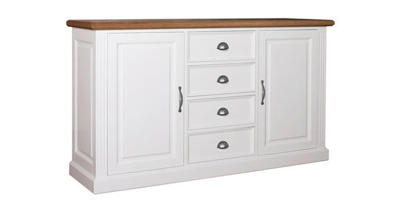 SIDEBOARD Chic Oak 177/101/50 cm 4 Schublade(n)  - Eichefarben/Zinkfarben, LIFESTYLE, Holz/Holzwerkstoff (177/101/50cm) - Landscape