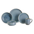 KOMBISERVICE Marbella 20-teilig  - Blau, Trend, Keramik - Novel