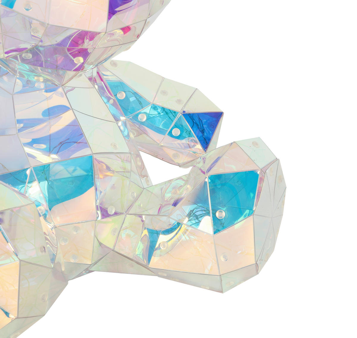 LED-DEKOLEUCHTE Bear 32/28,5/40 cm   - Transparent, LIFESTYLE, Kunststoff (32/28,5/40cm) - Novel