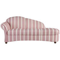 RÉCAMIERE Rot, Beige Flachgewebe  - Beige/Rot, Design, Holz/Textil (191/83/81cm) - Max Winzer