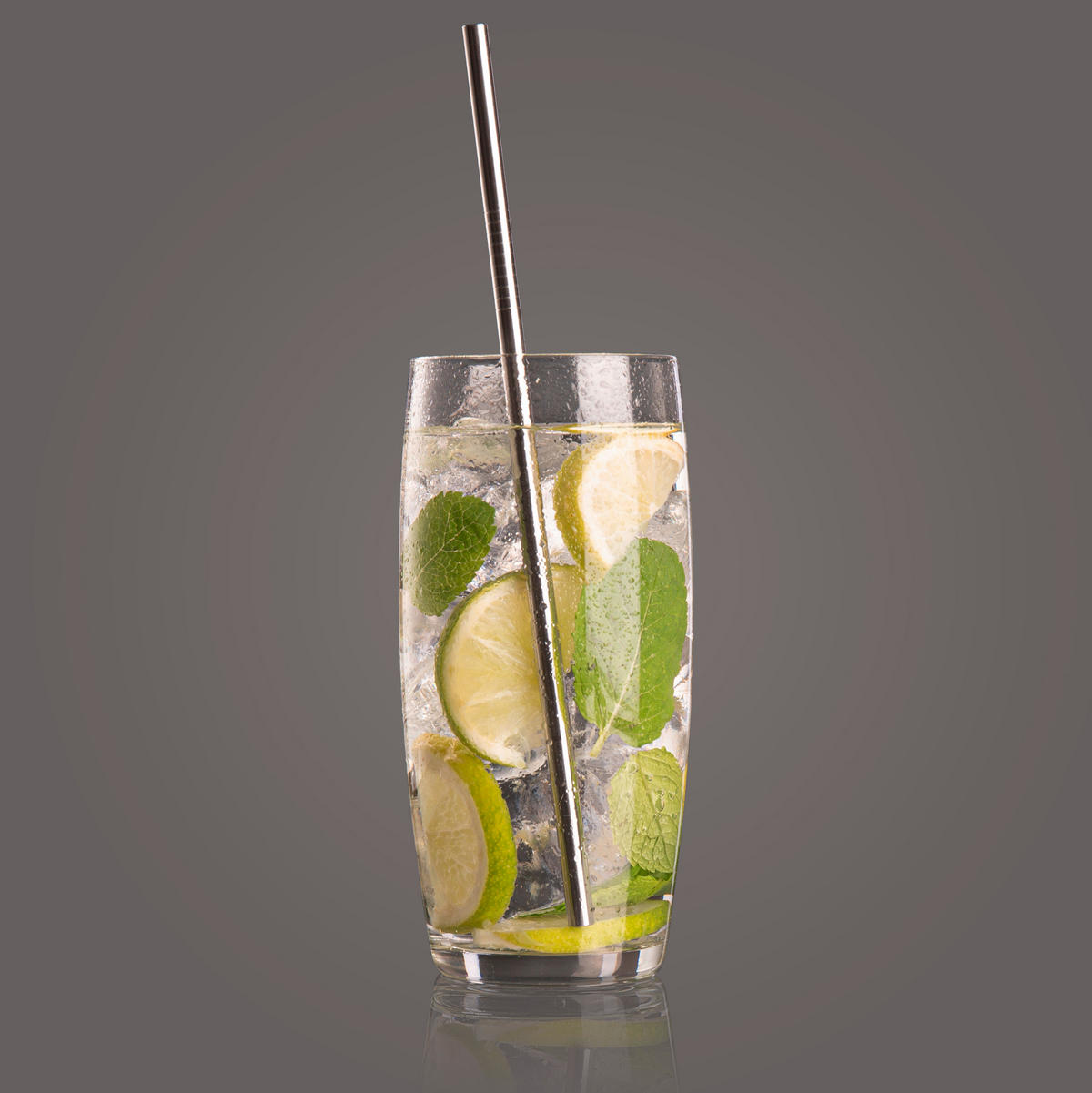 SET SLAMČICA - boja aluminijuma, Osnovno, metal (5/1.8/25cm) - Vacu Vin