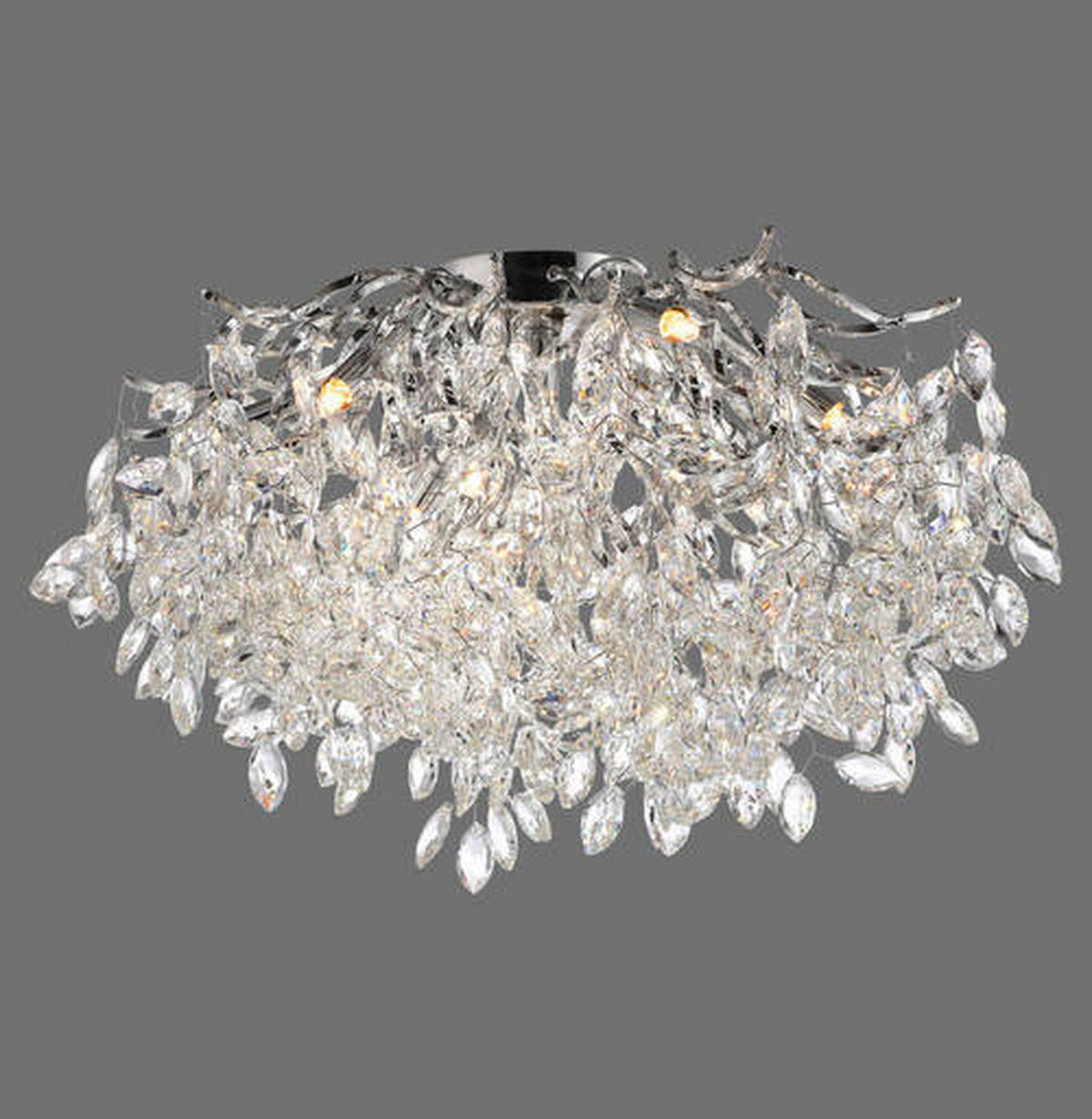 SVJETILJKA STROPNA Ricicle  - boje kroma, Design, metal/plastika (60/60/37cm)