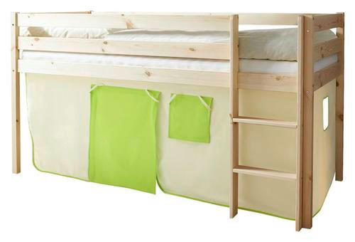 HOCHBETT 90/200 cm Grün, Naturfarben, Beige Naturfarben  - Beige/Naturfarben, Natur, Holz (90/200cm) - MID.YOU