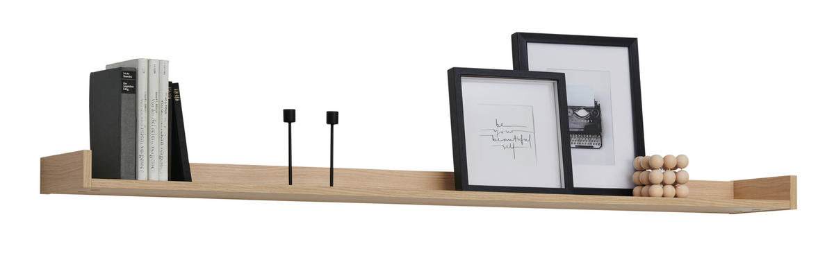 VÄGGHYLLA  150/6,5/17 cm  - ekfärgad, Design, trämaterial (150/6,5/17cm) - Niels Andersson