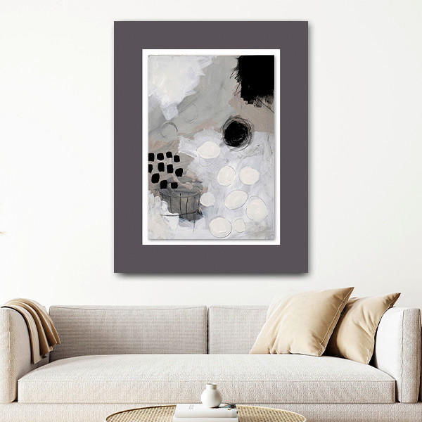 BILD Abstraktes 50/65 cm  - Multicolor, Basics, Holzwerkstoff/Kunststoff (50/65cm) - Wiedemann