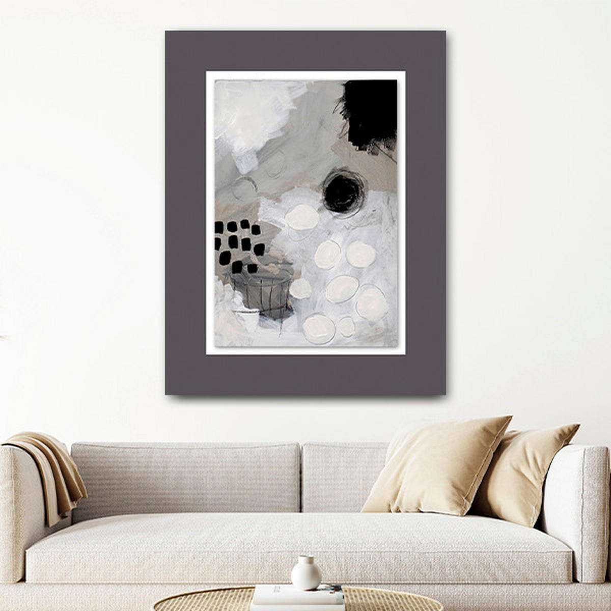BILD Abstraktes 50/65 cm  - Multicolor, Basics, Holzwerkstoff/Kunststoff (50/65cm) - Wiedemann