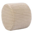 HOCKER in Holz, Textil Creme  - Creme, Design, Holz/Textil (49.5/41/49.5cm) - Xora