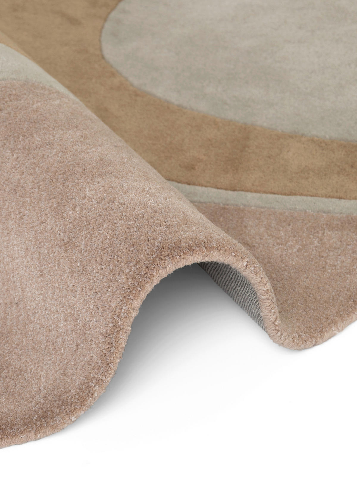 WOLLTEPPICH 160 cm Westminster Windmill Creme, Multicolor rund  - Multicolor/Creme, Basics, Textil (160cm) - Ted Baker