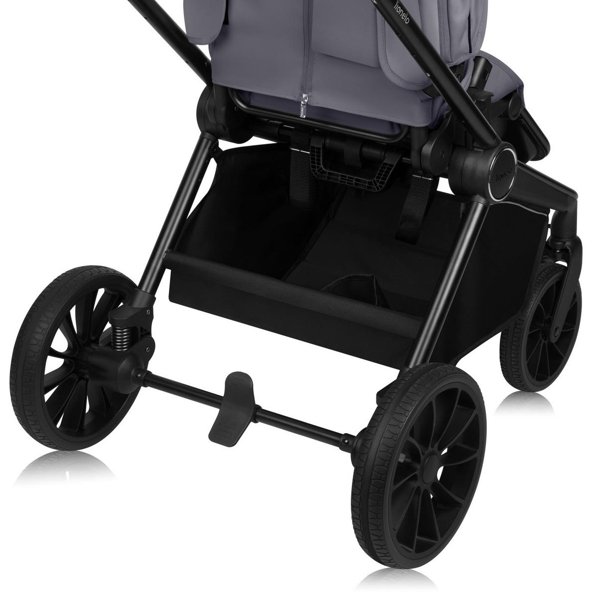 KINDERWAGENSET  Mika Plus 2in1  Grey Stone  - Grau, Basics (93/62/110cm) - Lionelo