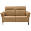 2-SITZER-SOFA in Leder Honig  - Schwarz/Honig, KONVENTIONELL, Leder/Metall (178/103/92cm) - Dieter Knoll