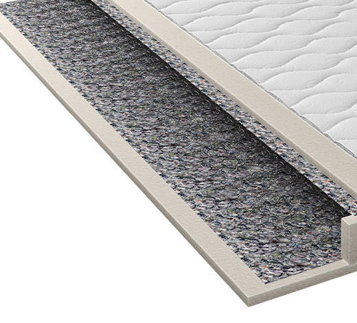 FEDERKERNMATRATZE - Weiß, Basics, Textil (140/200cm) - Xora