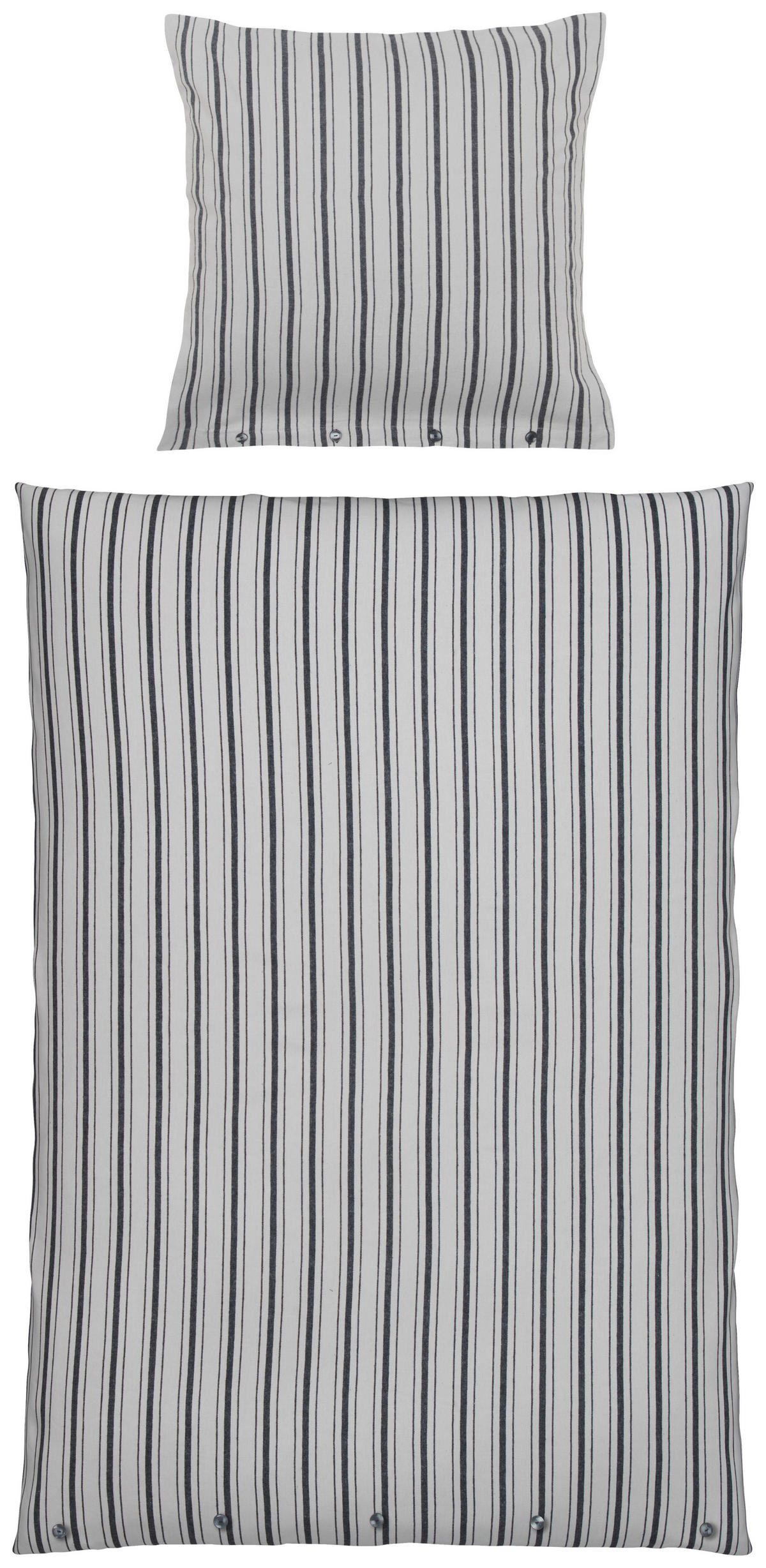 WENDEBETTWÄSCHE Biber 135/200 cm  - Taupe, KONVENTIONELL, Textil (135/200cm) - Dieter Knoll