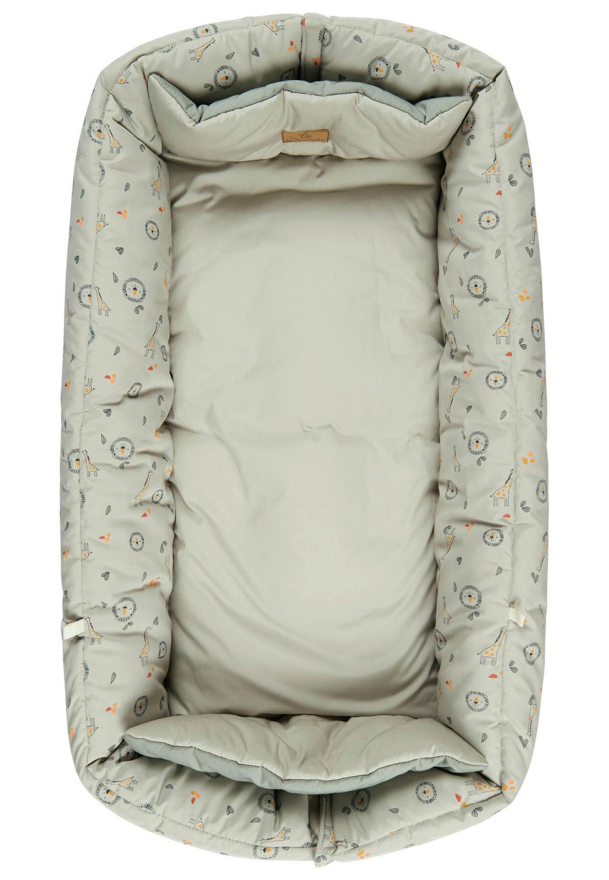 NESTCHEN Safari  70/50/15 cm   - Mintgrau, Basics, Textil (70/50/15cm) - Sterntaler