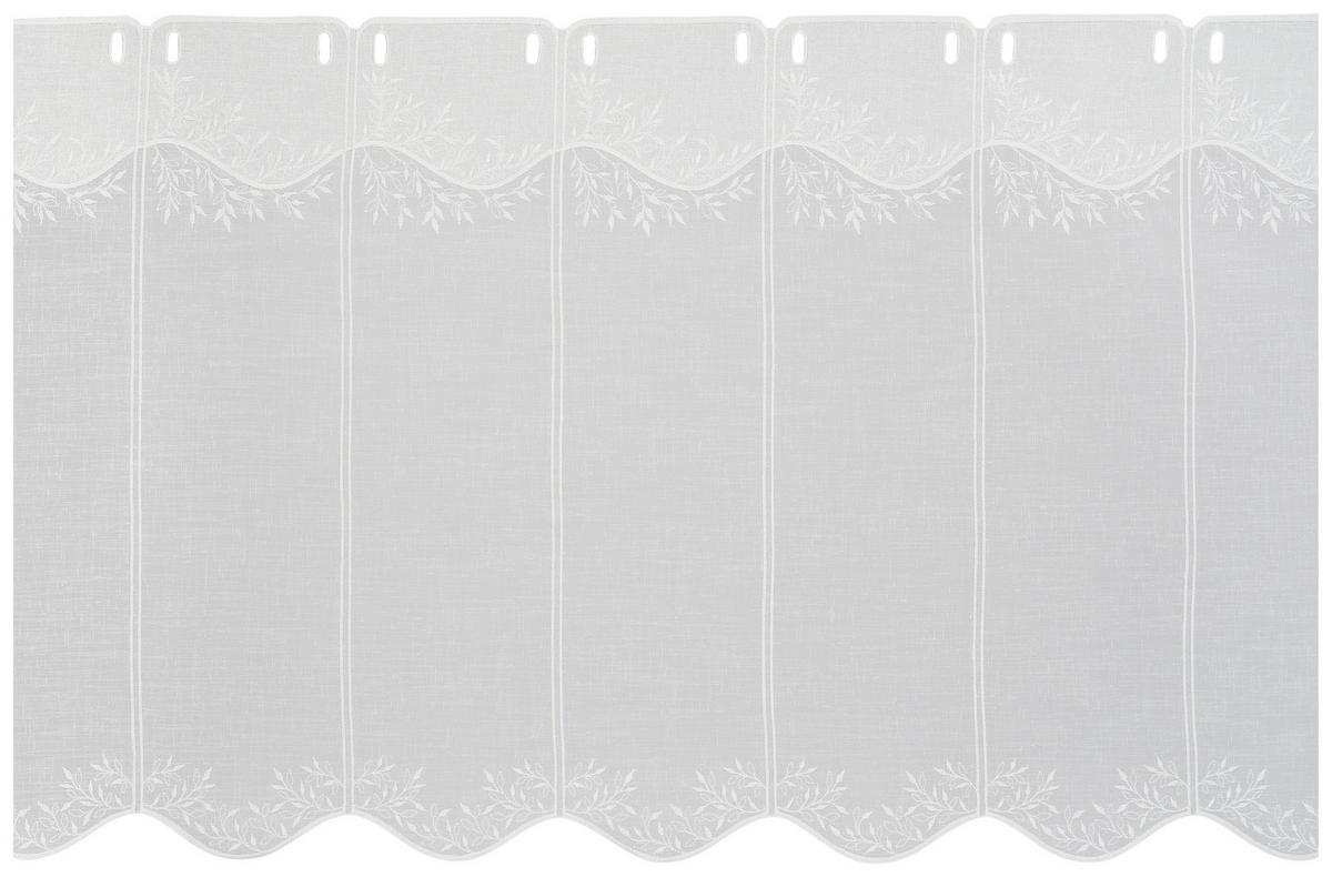 KRATKA TRANSPARENTNA ZAVESA prirodna boja   - prirodna boja, Konvencionalno, tekstil (60cm) - Esposa