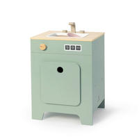 KINDERKÜCHE MIX & MATCH  - Salbeigrün/Naturfarben, Basics, Holz/Holzwerkstoff (35/31,5/55cm) - MUSTERKIND