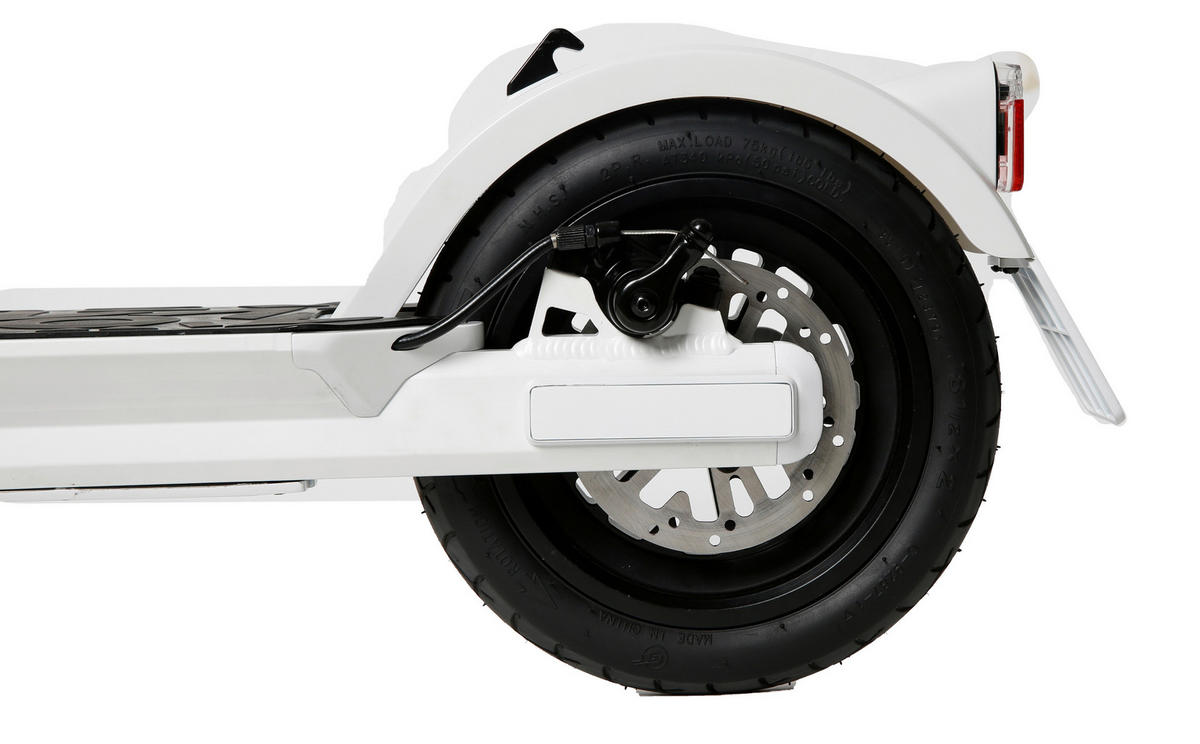 ELEKTROSCOOTER  - Weiß, KONVENTIONELL, Kunststoff/Metall (110/43/115cm) - Atrigo
