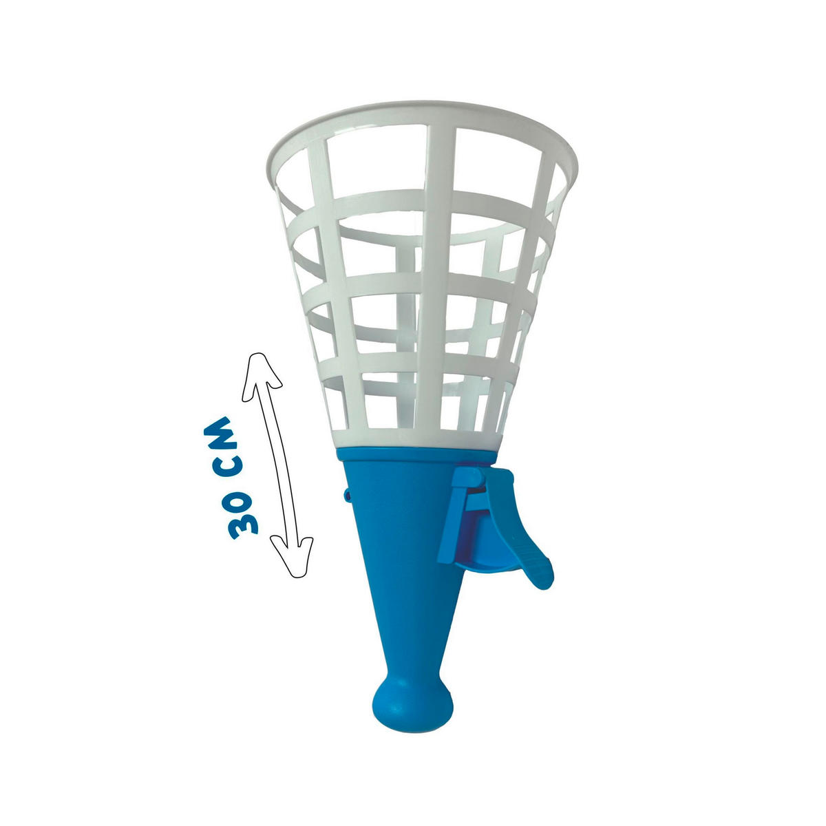 OUTDOORSPIEL XXL Fangballspiel  - Blau/Weiß, Basics, Kunststoff (20/34/20cm) - alldoro