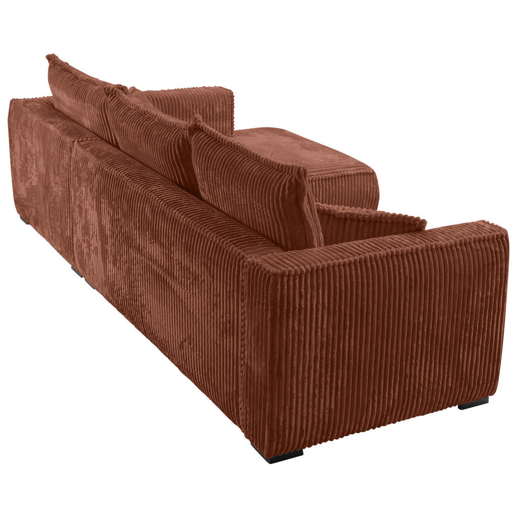 Thumbnail - Carryhome Ecksofa, Bronze, Textil, Buche, Hartholz, 3-Sitzer, Füllung: Polyurethan (Pur), Silikon,Polyurethan (Pur), Sil...