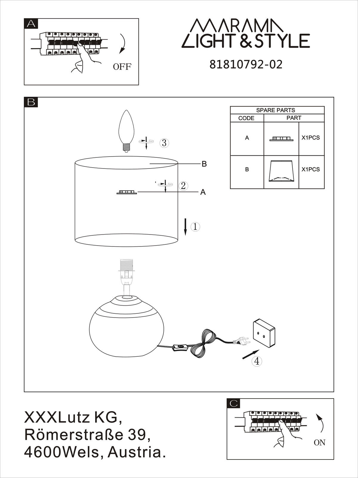STOLNÍ LAMPA, E14, 16,5/26,5 cm  - bílá/béžová, Natur, textil/plast (16,5/26,5cm) - Marama