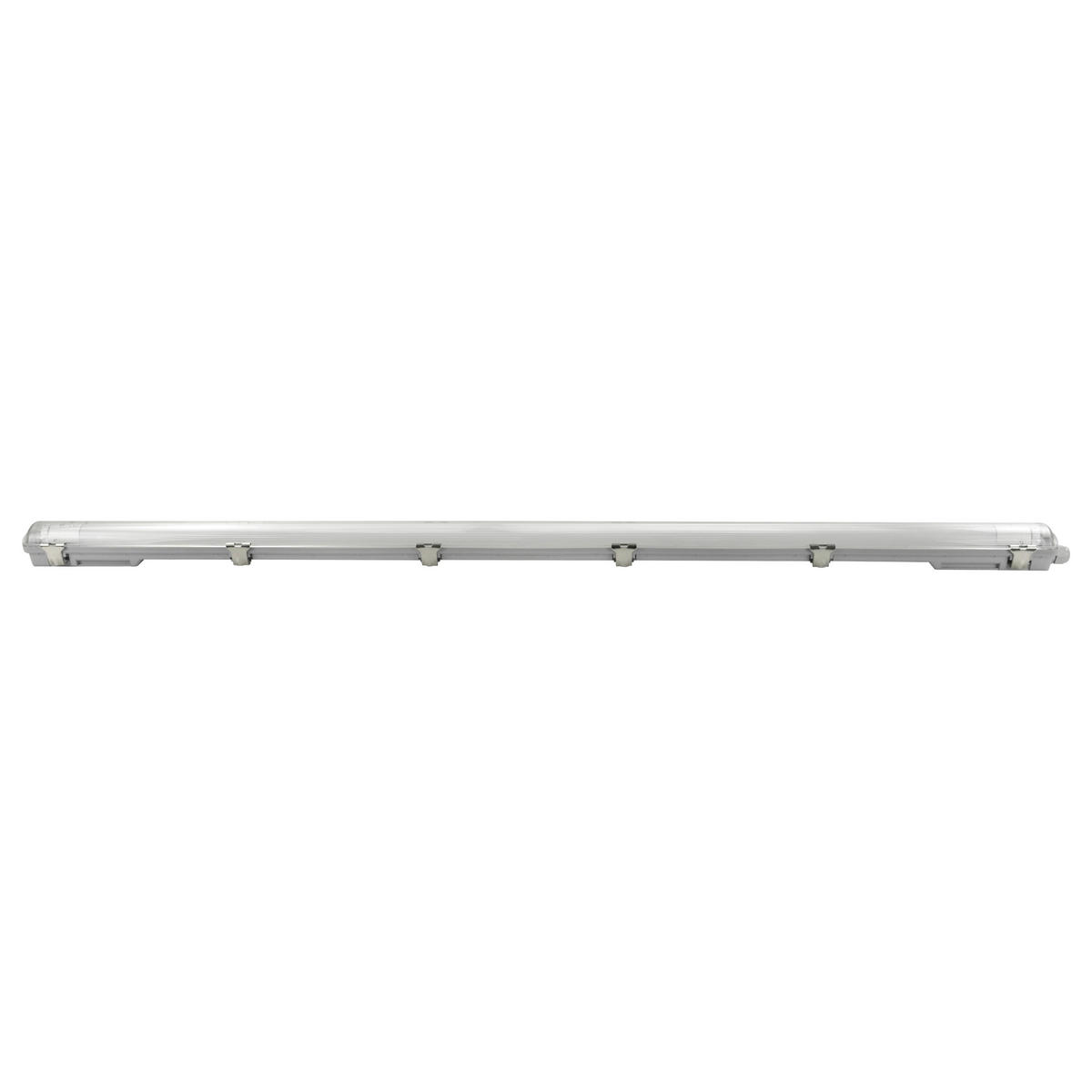 LED-DECKENLEUCHTE 126,8/6,2/5,2 cm  - Grau, Basics, Kunststoff (126,8/6,2/5,2cm)
