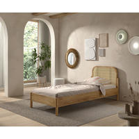 BETT 90/200 cm  in Eichefarben  - Eichefarben, MODERN, Holz/Holzwerkstoff (90/200cm) - MID.YOU