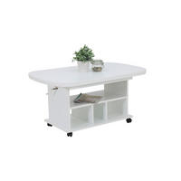 COUCHTISCH 107/67/53 cm rechteckig Weiß  - Weiß, Design, Holzwerkstoff (107/67/53cm) - Livetastic